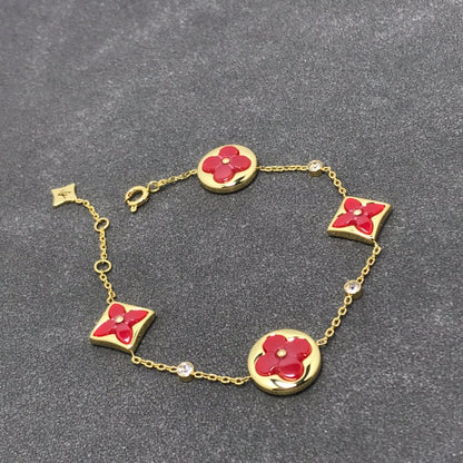 ¡®Glow Jewelry¡¯STAR AND SUN CARNELIAN 4 MOTIFS 3 DIAMONDS