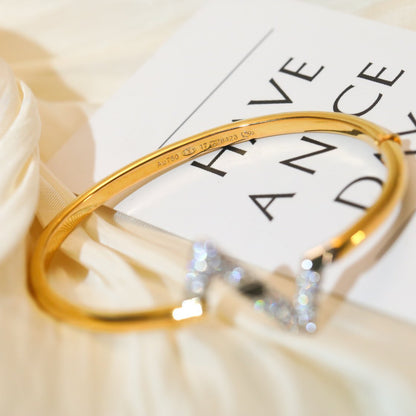 ¡®Glow Jewelry¡¯VOLTE UPSITE DOWN GOLD DIAMOND BRACELET