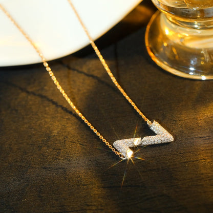 ¡®Glow Jewelry¡¯VOLT SILVER DIAMOND PEDANT NECKLACE