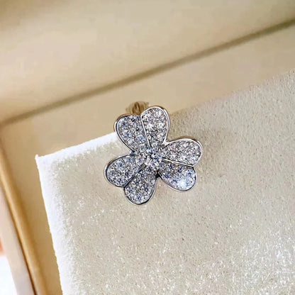 [Glow Jewelry]CLOVER COMOS DIAMOND EARRINGS SILVER