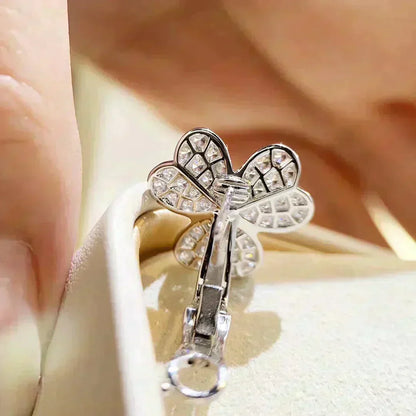 ¡®Glow Jewelry¡¯CLOVER COMOS DIAMOND EARRINGS SILVER