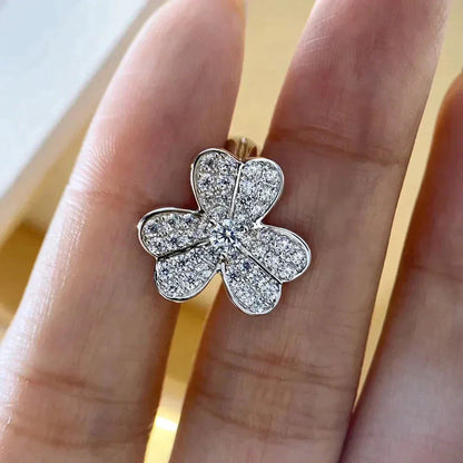 ¡®Glow Jewelry¡¯CLOVER COMOS DIAMOND EARRINGS SILVER
