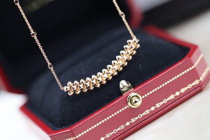 [Glow Jewelry]CLASH PINK GOLD NECKLACE