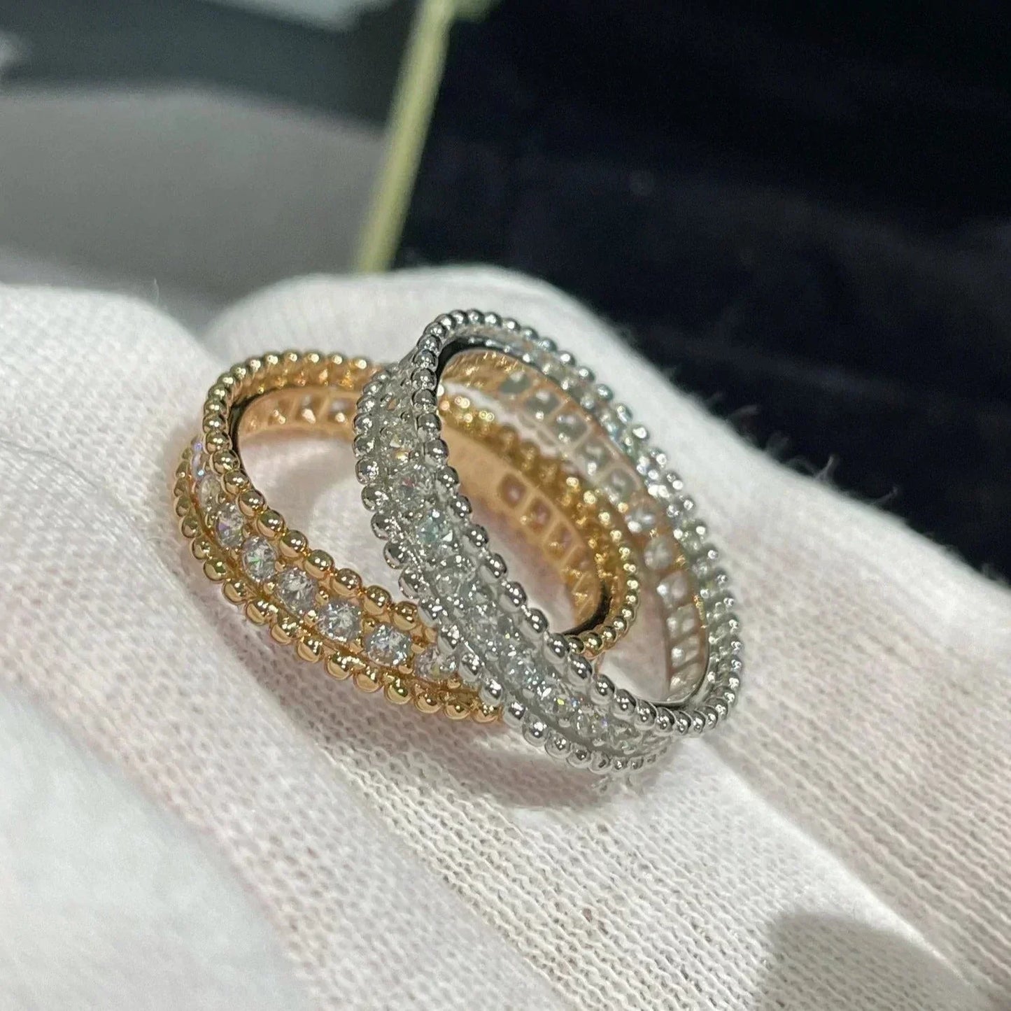 „Glow Jewelry“ PERLEE DIAMOND ROSÉGOLD RING