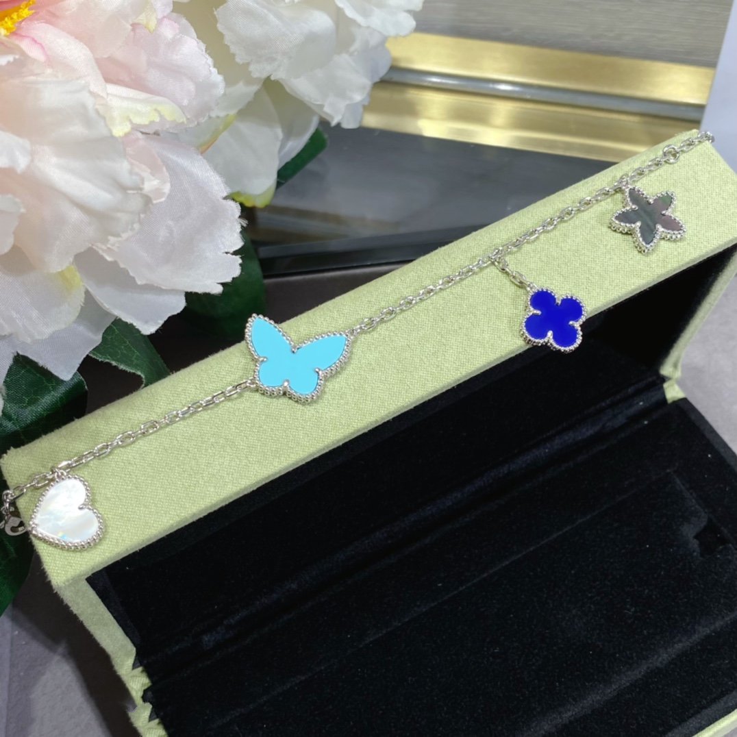 [Glow Jewelry]LUCKY SPRING SILVER BRACELET 4 MOTIF