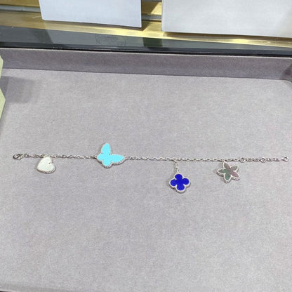 [Glow Jewelry]LUCKY SPRING SILVER BRACELET 4 MOTIF