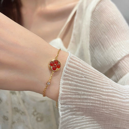 ¡®Glow Jewelry¡¯SONNENANHÄNGER-KARNEOL-ARMBAND