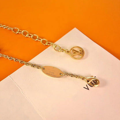 [Glow Jewelry]LOGO STAR MOTIF GOLD BRACELET
