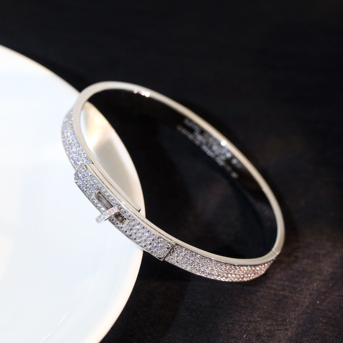 [Glow Jewelry]KELLY BRACELET DIAMOND PAVED