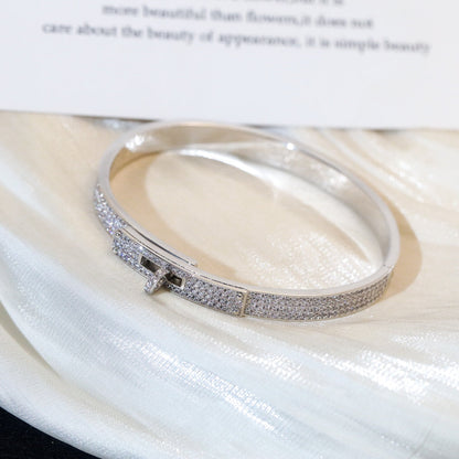 [Glow Jewelry]KELLY BRACELET DIAMOND PAVED