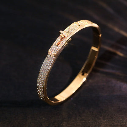 [Glow Jewelry]KELLY BRACELET DIAMOND PAVED