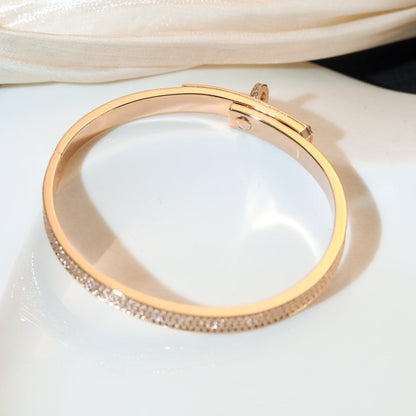 [Glow Jewelry]KELLY BRACELET DIAMOND PAVED