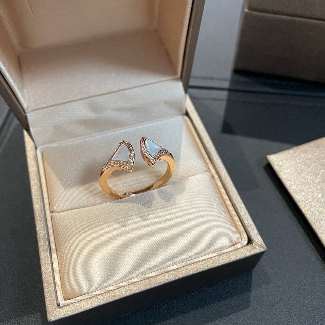 [Glow Jewelry]DREAM MOP DIAMOND OPEN RING
