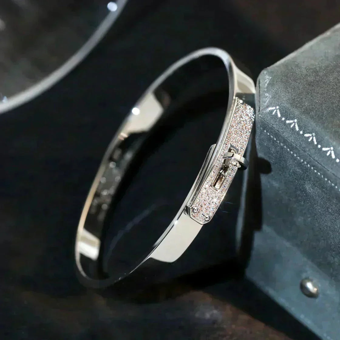 [Glow Jewelry]KELLY SILVER DIAMOND BRACELET