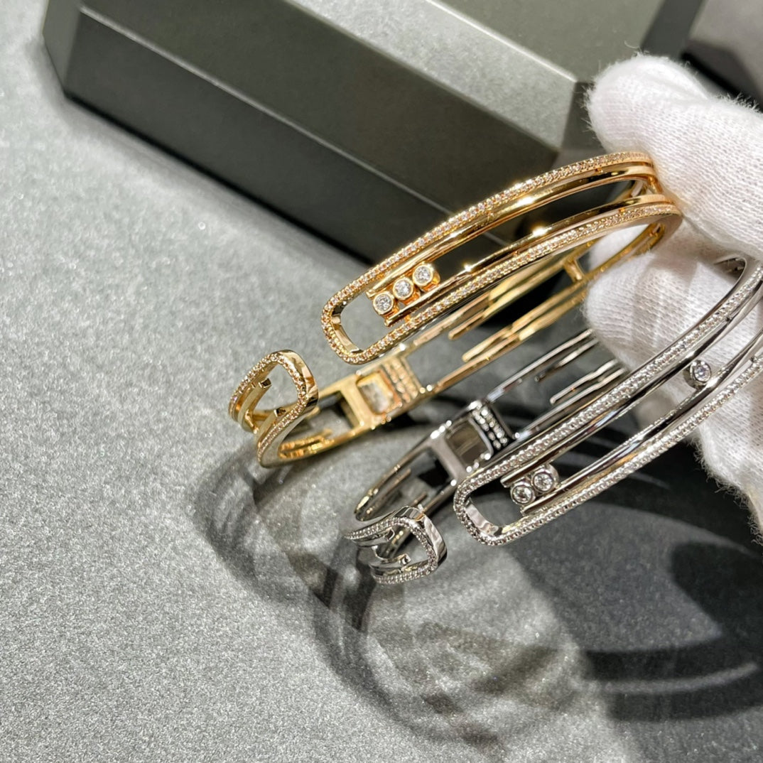 [Glow Jewelry]MOVE 10TH PAVED DIAMOND BRACELET