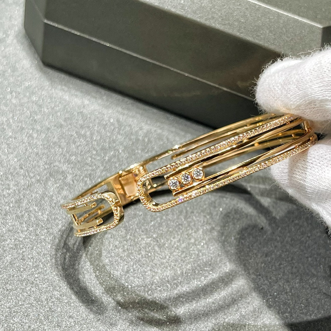 [Glow Jewelry]MOVE 10TH PAVED DIAMOND BRACELET