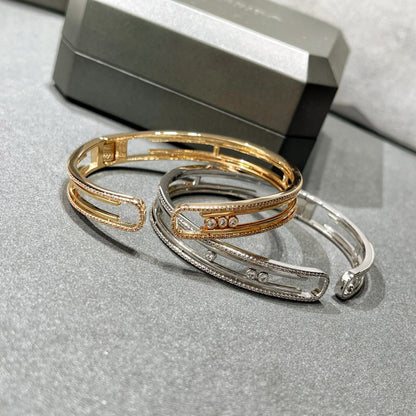 [Glow Jewelry]MOVE 10TH PAVED DIAMOND BRACELET
