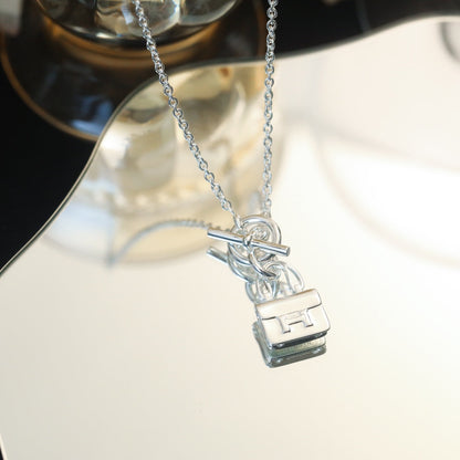 ¡®Glow Jewelry¡¯POP H PEDANT SILVER NECKLACE