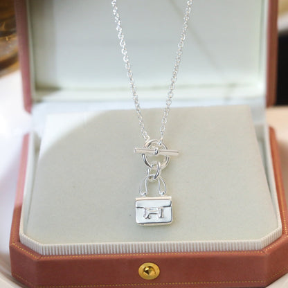 ¡®Glow Jewelry¡¯POP H PEDANT SILVER NECKLACE