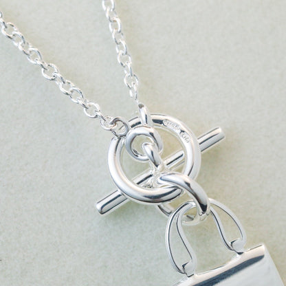 ¡®Glow Jewelry¡¯POP H PEDANT SILVER NECKLACE
