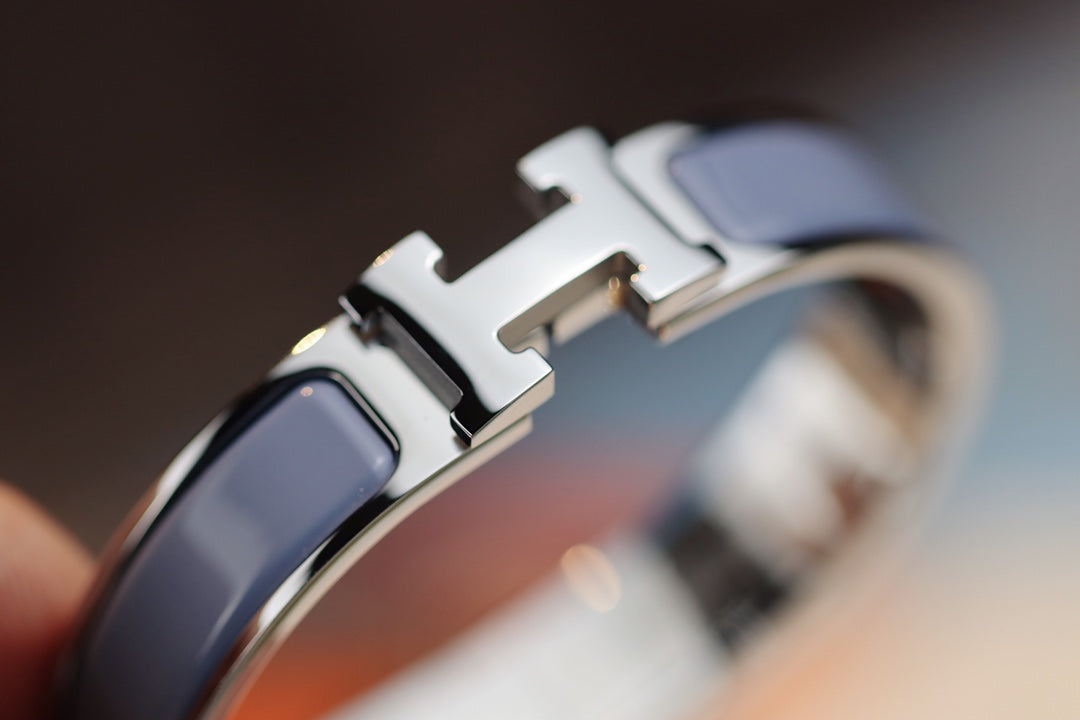 グロージュエリー®H ブレスレット 12MM ブルーグレー