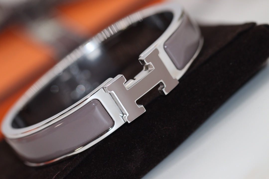 グロージュエリーHブレスレット 12MM ブラウン