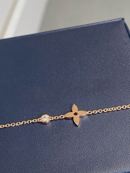[Glow Jewelry]STAR DIAMOND PINK GOLD BRACELET