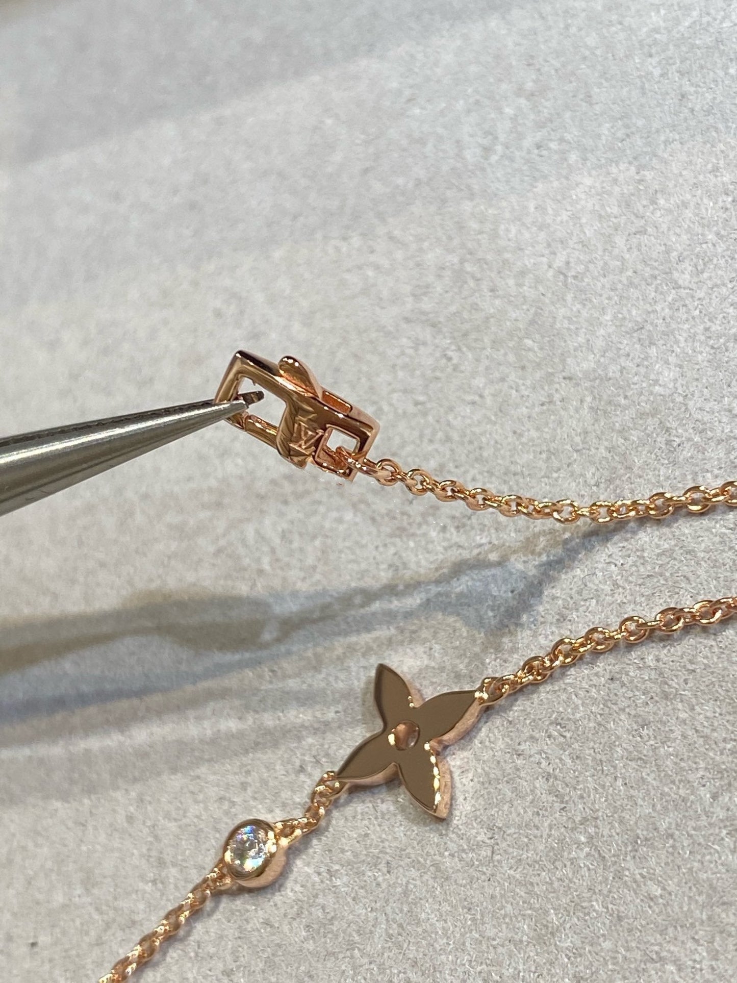 [Glow Jewelry]STAR DIAMOND PINK GOLD BRACELET