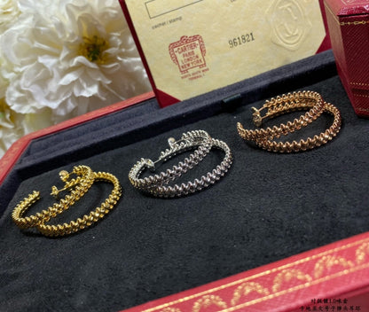 [Glow Jewelry]CLASH LARGE HOOP EARRINGS