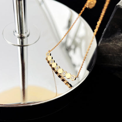 [Glow Jewelry]BEE MY LOVE DIAMOND NECKLACE