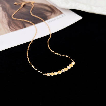 [Glow Jewelry]BEE MY LOVE DIAMOND NECKLACE