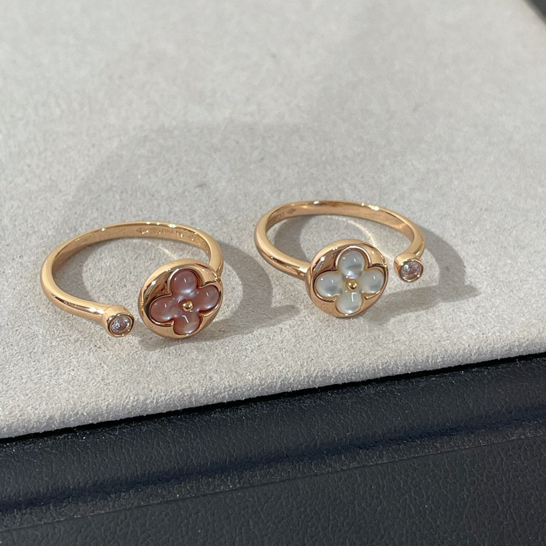 [Glow Jewelry]SUN 1 DIAMOND PINK MOP RING
