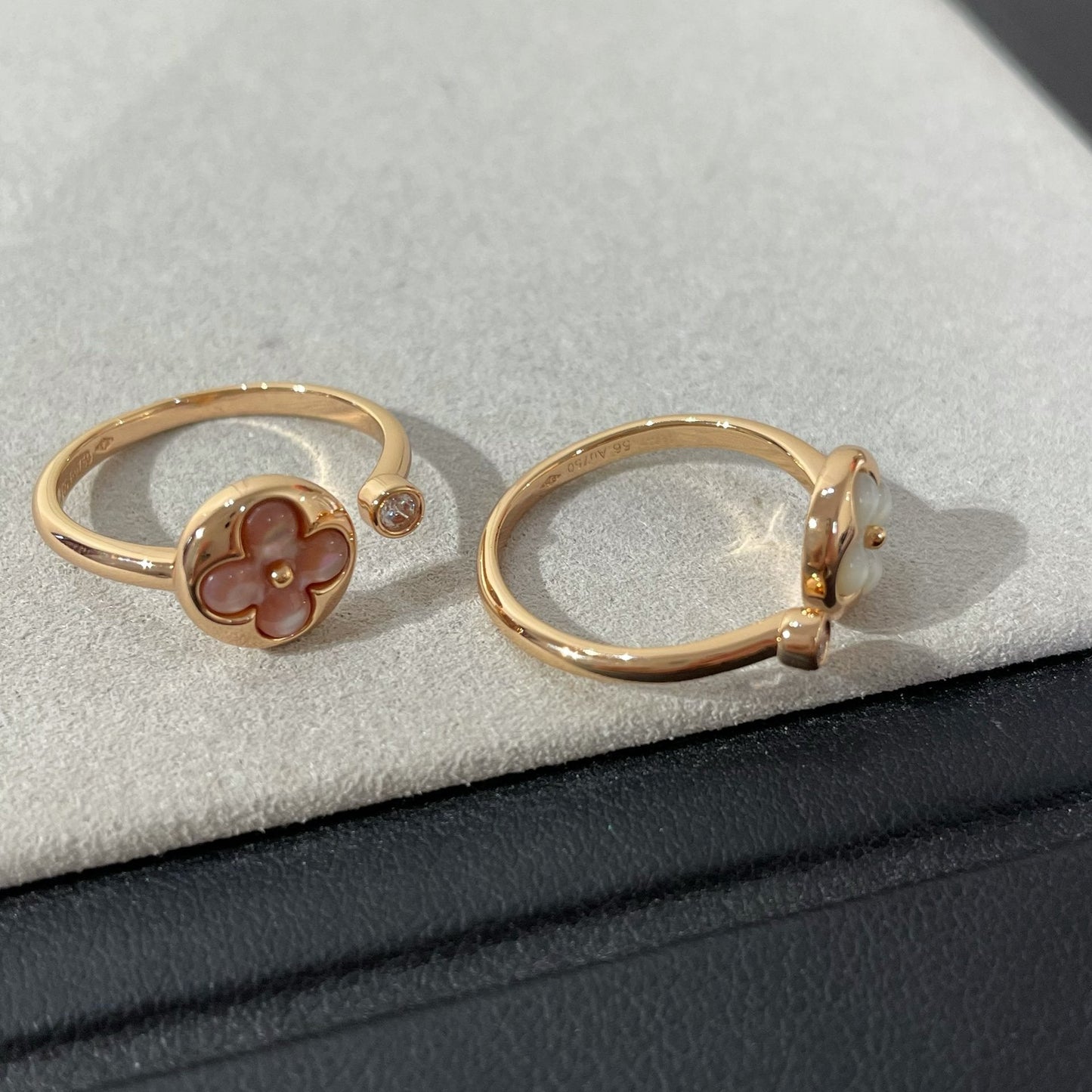 [Glow Jewelry]SUN 1 DIAMOND PINK MOP RING