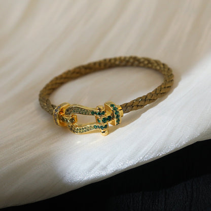 [Glow Jewelry]FORCE 10 GOLD GREEN DIAMOND PAVED