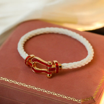 [Glow Jewelry]FORCE 10 WHITE TEXTILE DIAMOND PAVED