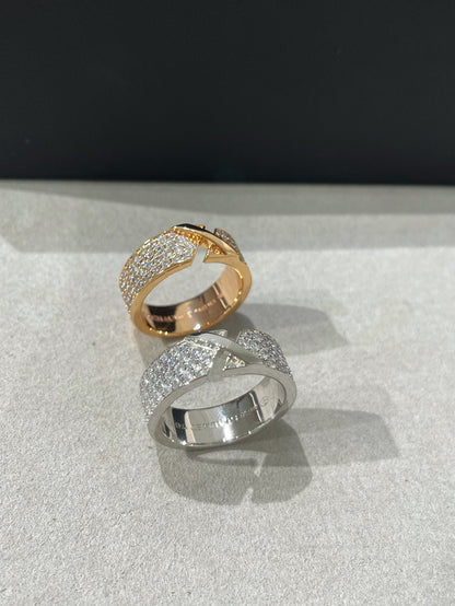 ¡®Glow Jewelry¡¯LIENS EVIDENCE  DIAMOND PAVED RING