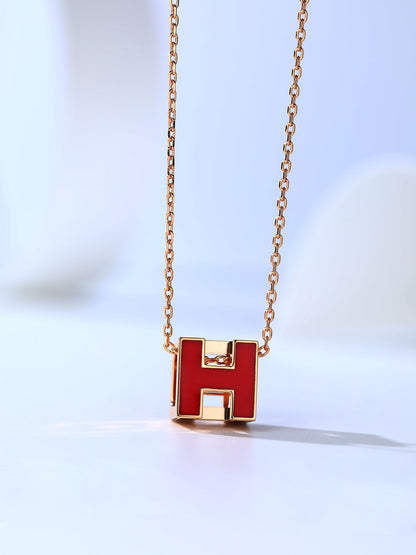 ¡®Glow Jewelry¡¯H CAGE PINK GOLD NECKLACE