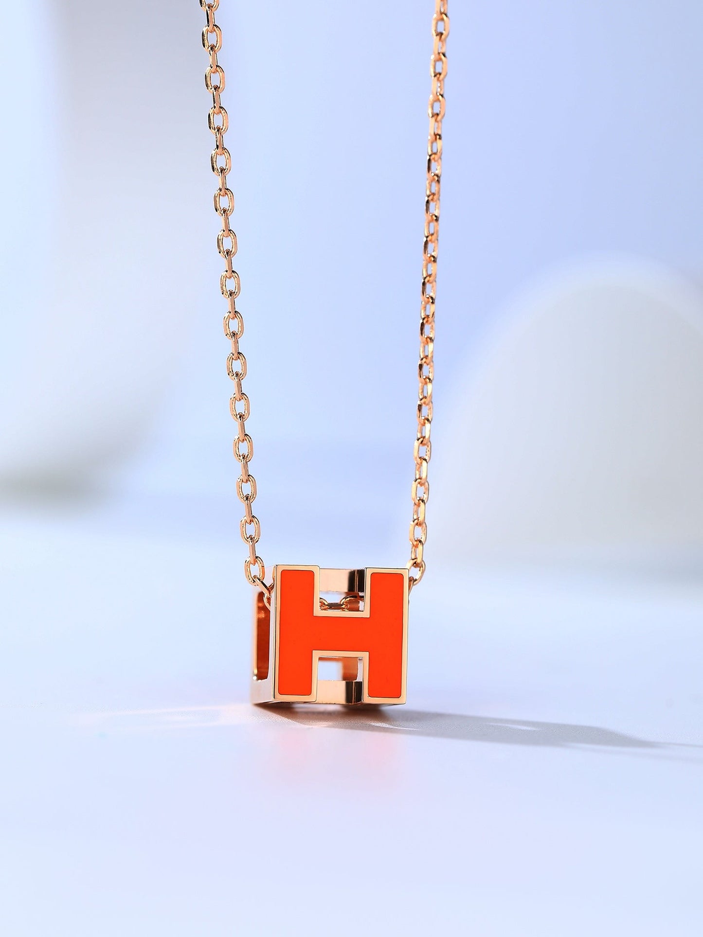 ¡®Glow Jewelry¡¯H CAGE PINK GOLD NECKLACE