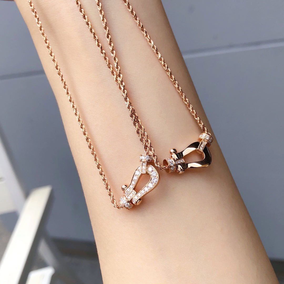 ¡®Glow Jewelry¡¯FORCE 10 PINK GOLD DIAMOND NECKLACE