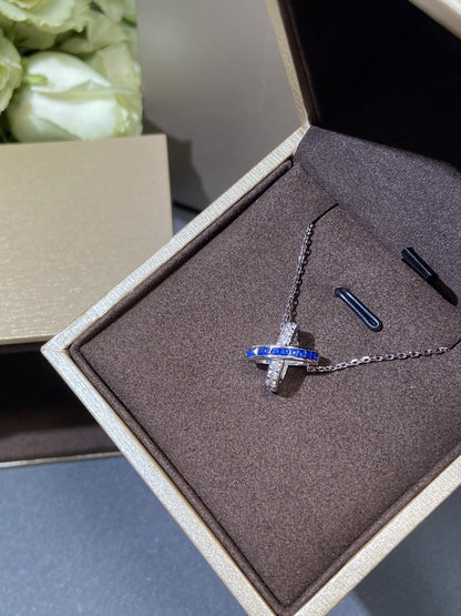 [Glow Jewelry]LIENS DIAMOND SILVER NECKLACE