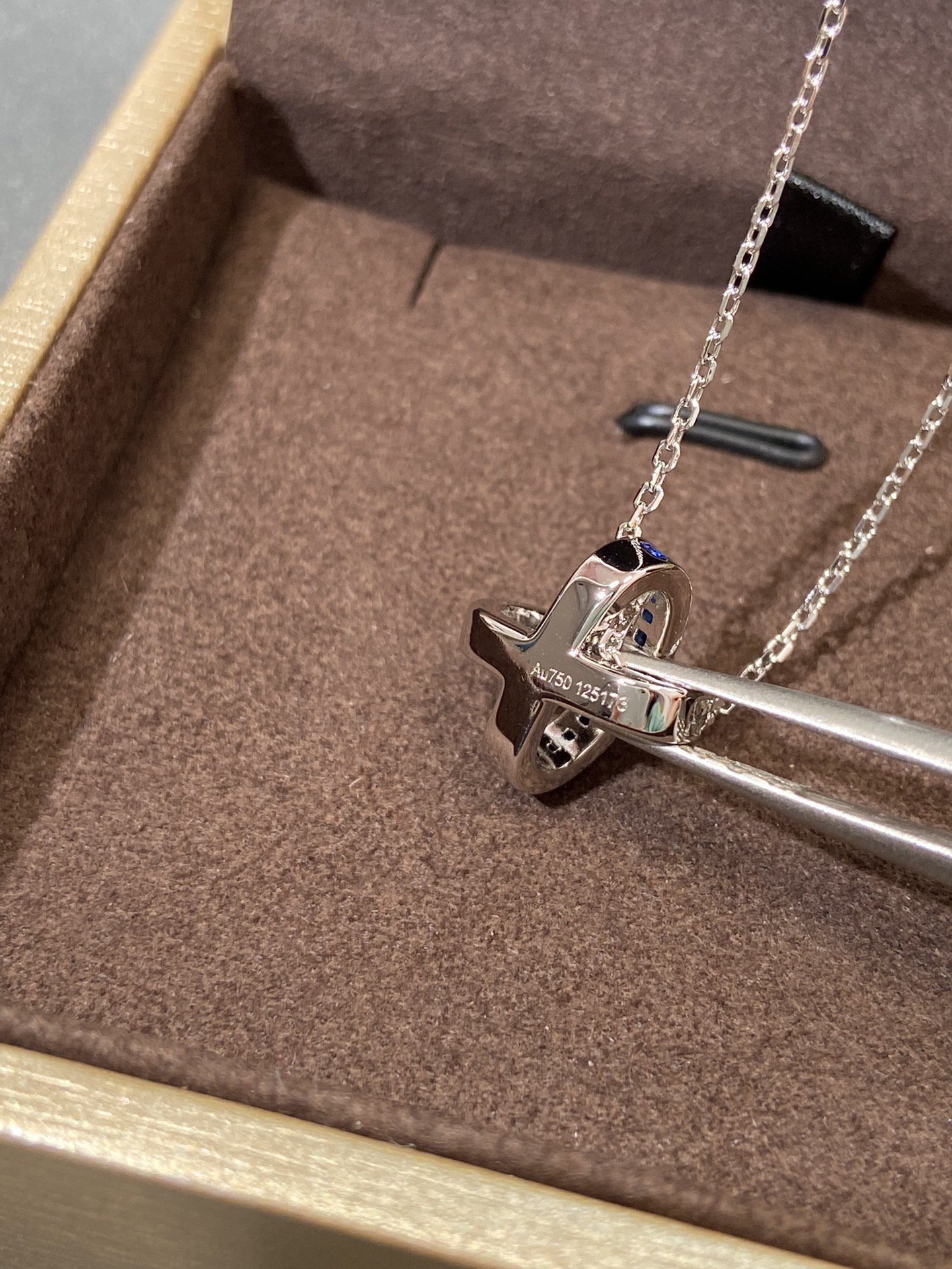 [Glow Jewelry]LIENS DIAMOND SILVER NECKLACE