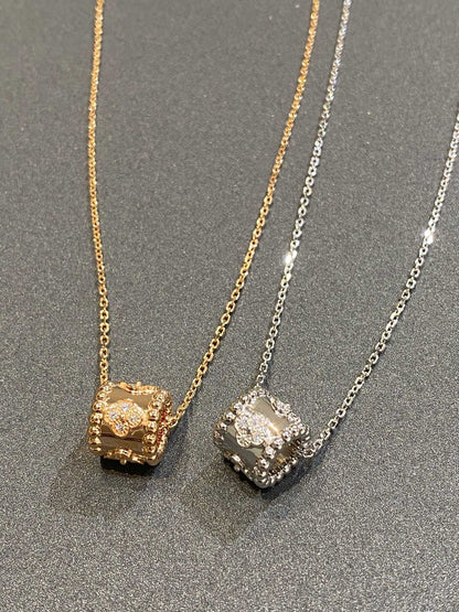 ¡®Glow Jewelry¡¯PERLEE PEDANT SIVLER DIAMOND NECKLACE