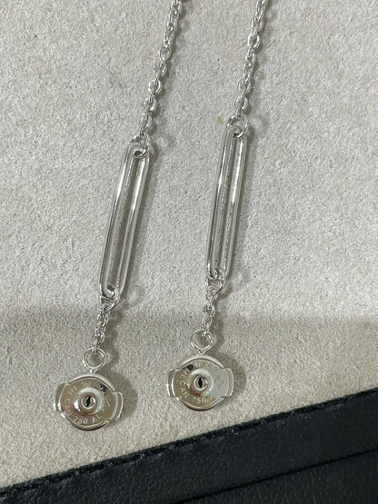 [Glow Jewelry]CHAINE CHAOS DIAMOND DROP EARRINGS