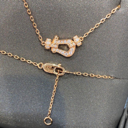[Glow Jewelry]FORCE 10 DIAMOND PINK GOLD NECKLACE MINI MODEL