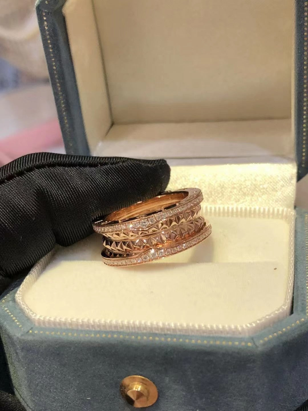 [Glow Jewelry]ZERO 1 ROCK DIAMOND PINK GOLD