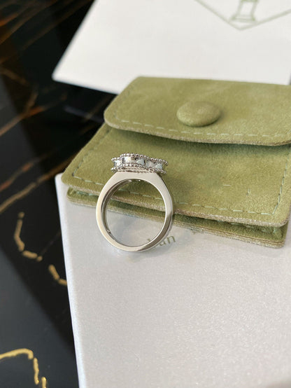 [Glow Jewelry]CLOVER SILVER RING