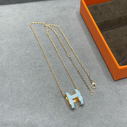 ¡®Glow Jewelry¡¯POP H SKY BLUE NECKLACE