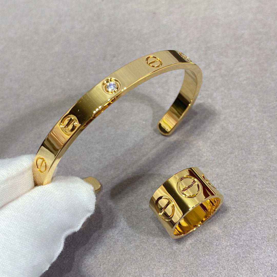 [Glow Jewelry]LOVE 11MM LARGE RING