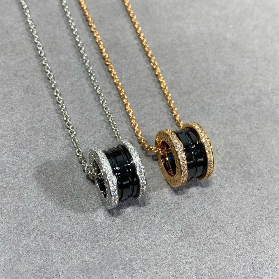 [Glow Jewelry]ZERO 1 DIAMOND CERAMIC NECKLACE