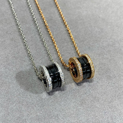 [Glow Jewelry]ZERO 1 DIAMOND CERAMIC NECKLACE